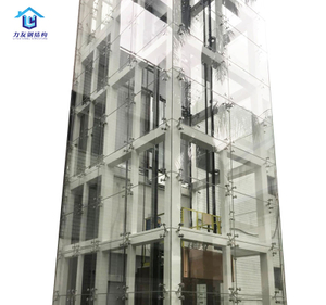 Light Metal Frame Prefabricated Steel Structure of Residential School Office Hospital Elevator Shaft