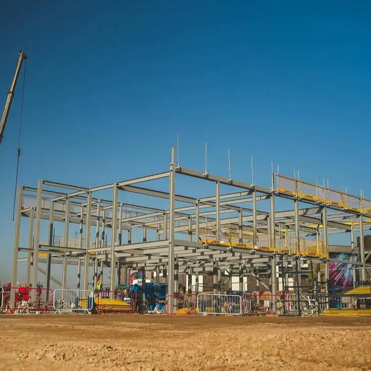 2025 Steel Structure Office Building Steelstructure New Cambourne Village School Steel Fabrication Erection 5 Buildings in Total