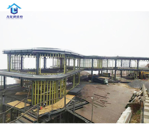 Prefabricated Frame Steel Structure Building Construction Materials Building Industry Factory Hall Scenic Building