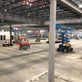 Metal Building with Awning