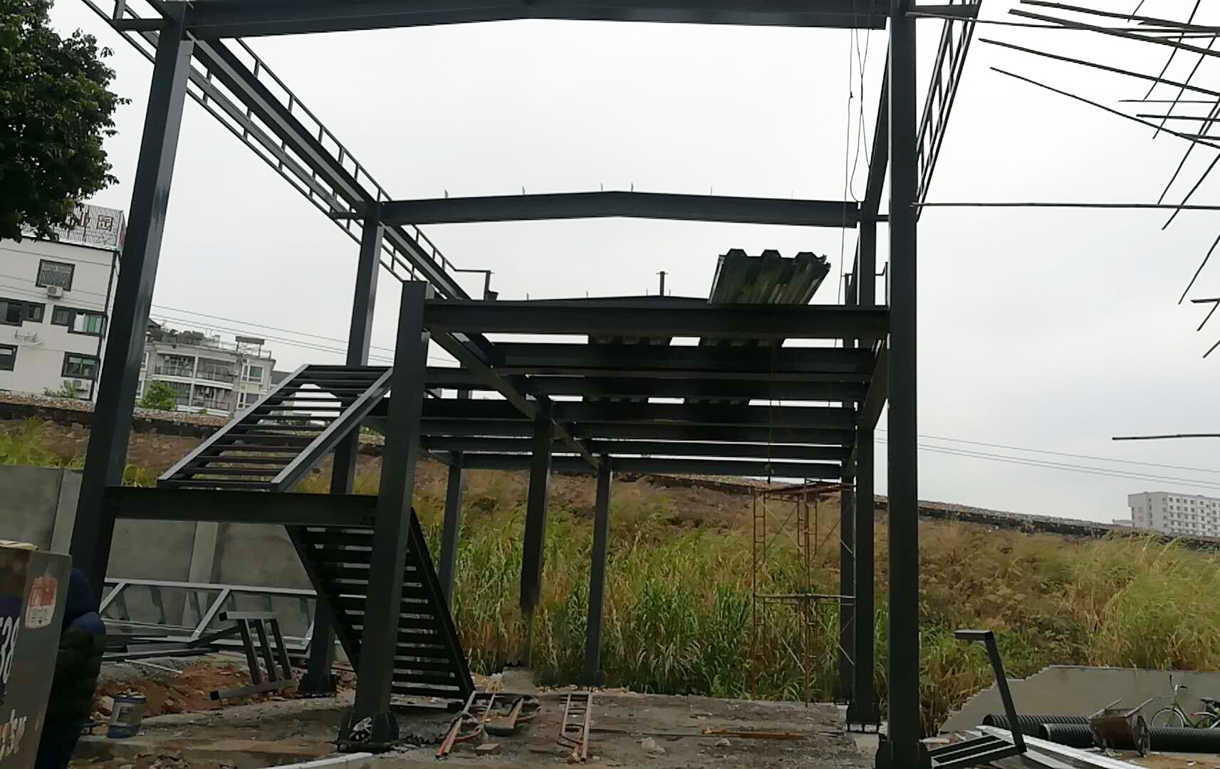 STEEL STRUCTURE FIRE STATION 