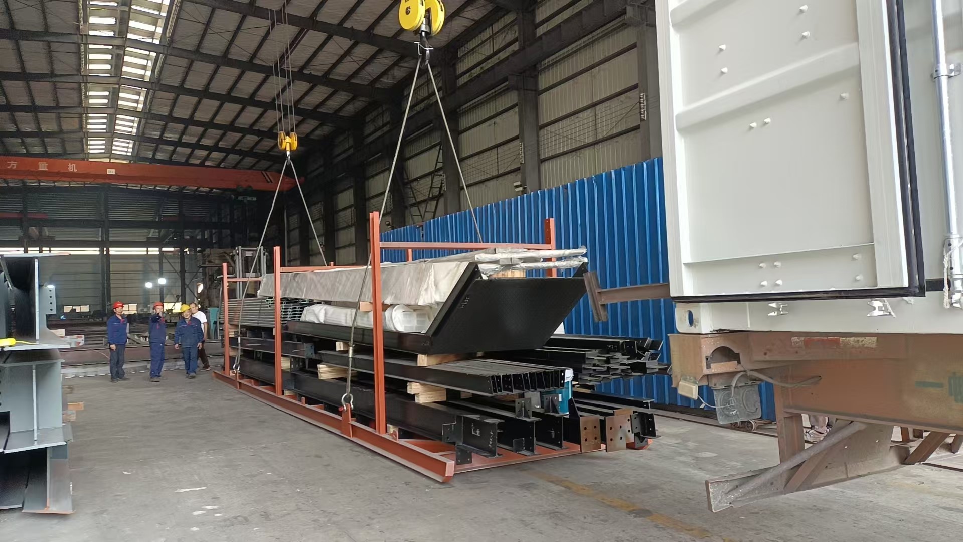 Structural Steel and Plate Fabrication Shipment to Barbados