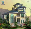 Low-cost Australian Prefab Light Gauge Steel Structure Frame Building Prefabricated LGS Houses Modular Luxury Villa for Sale