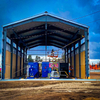 2024 Large Span Steel Framing Greenhouse for Vegetable/Farm Shed/Other Agricultural Use