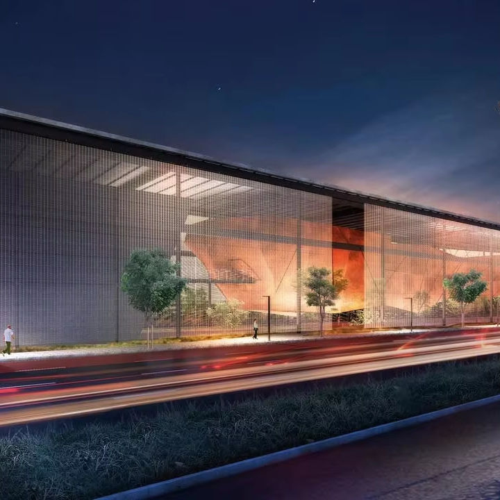 2025 Cultural Educational Institute Steel Museum a Theater 500 People Exhibition Space Professional Training Rooms Steel Museum