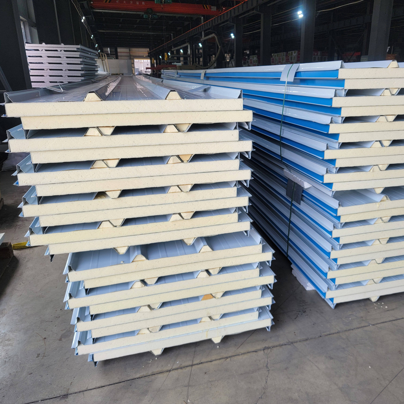 Customized PU/PUR/PIR/Polyurethane Sandwich Panels for Warehouse Workshop Wall Roof