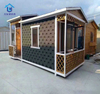 Standard Portable Container Steel Structure House Office Mobile 20ft Expandable Folding Container House Room
