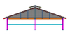 2024 Steel Frame Structure Building Indoor Boxing Gym/Competition Hall With Four-Slope Roof in Philippines