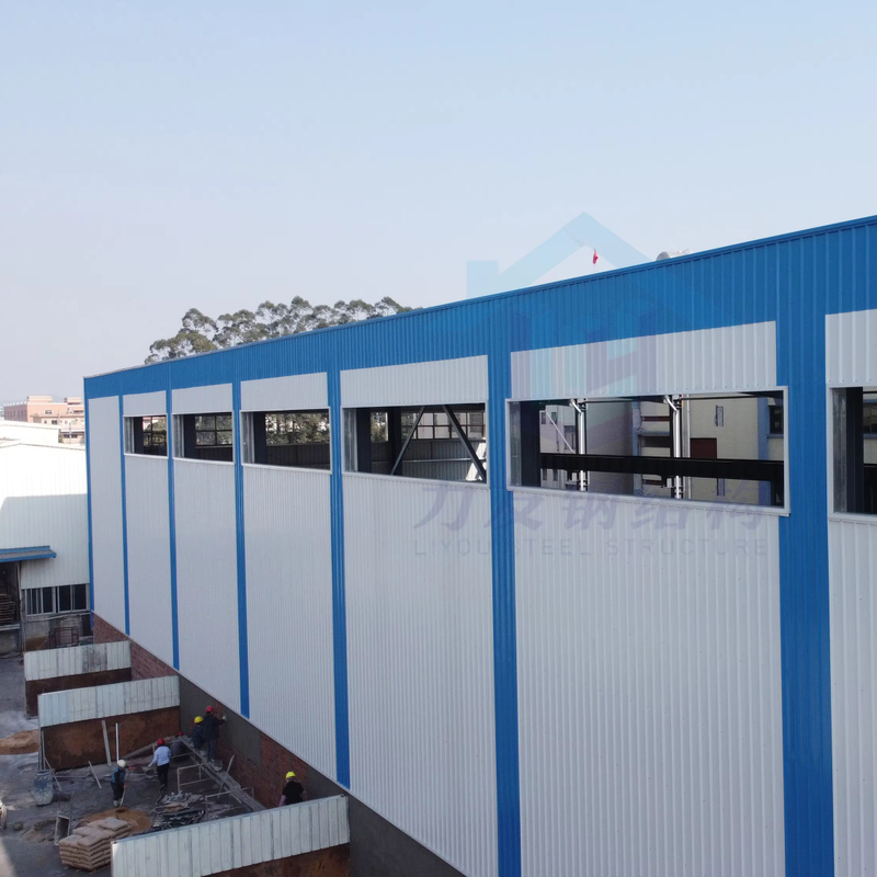 2025 Oman Multi-Span Large Metal Frame Building for Factory/Plant/Industrial Use