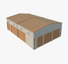 Metal Prefab Steel Workshop Structural Steel Pre-Engineered Wide Span Steel Warehouse Building