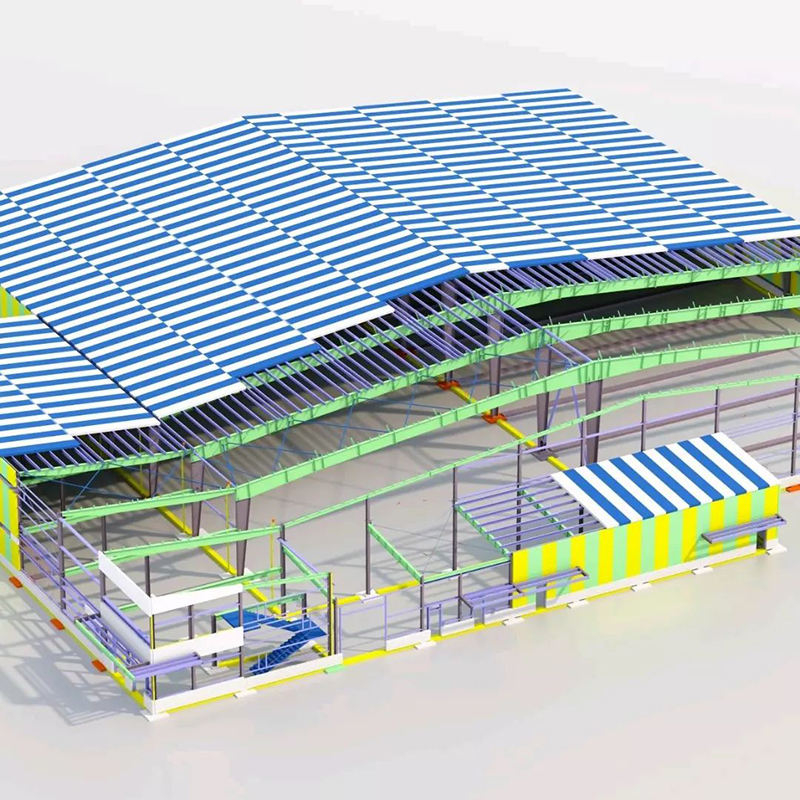 2024 Cheap and Economical for Workshop and Warehouse Metal Building With Metal Roofing Sheet