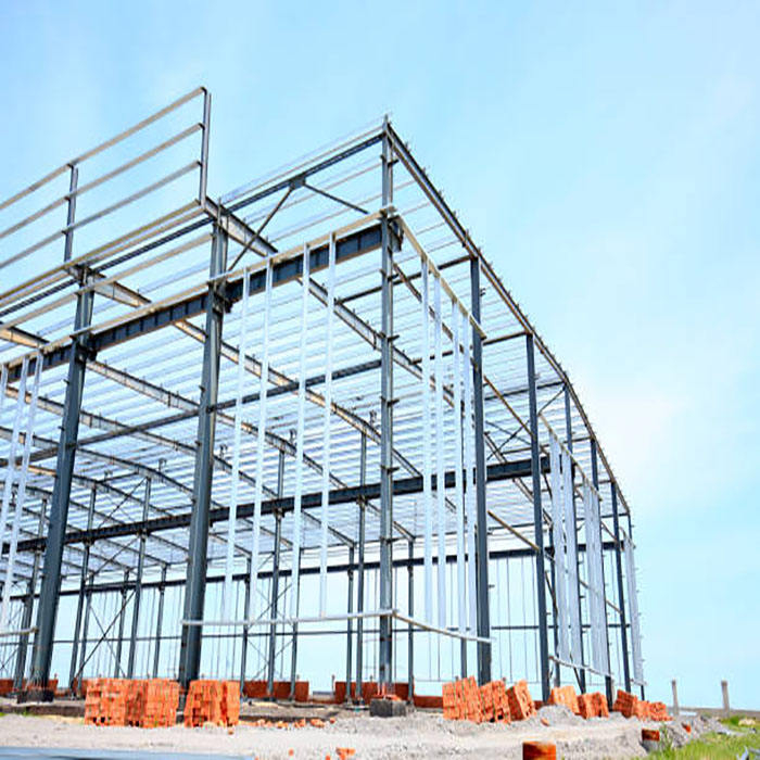 2024 Slope Roof Flat Roof As You Like Prefabricated Building Steel Structure Warehouse