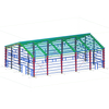 High Strength Steel Frame Metal Buildings Prefabricated Warehouse Steel Structure Workshop Godown in Canada