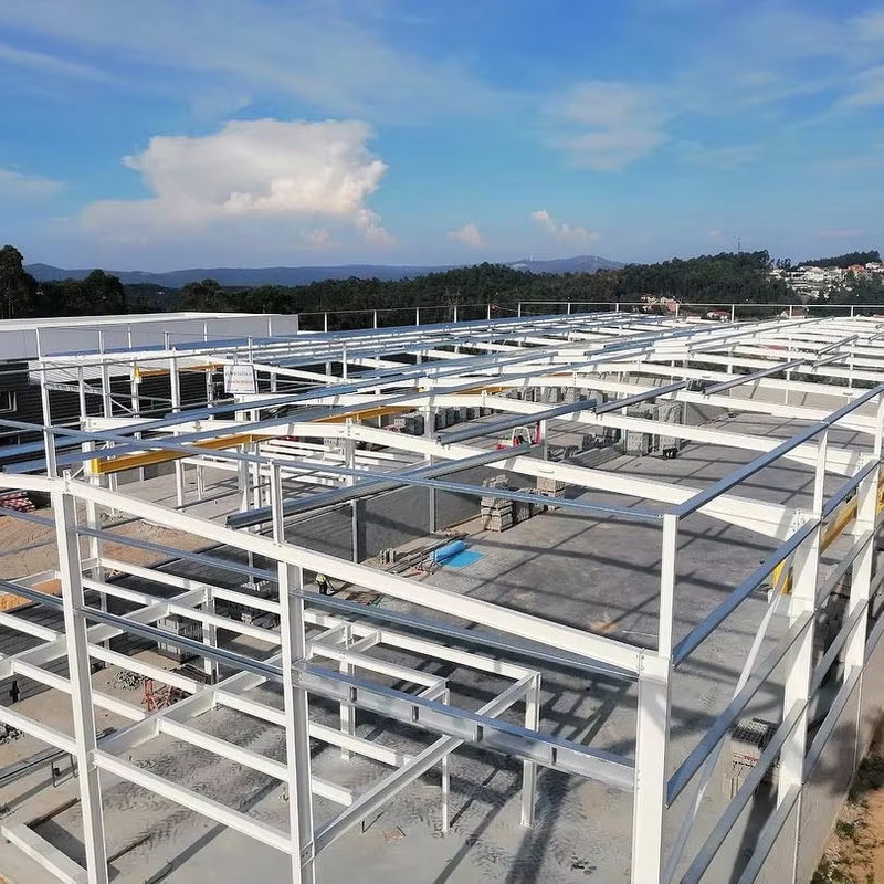 2025 Warehouse Nearing Completion Construction Works Metalstructure Engineering Quality Steelstructure Coatings Facades Roofing
