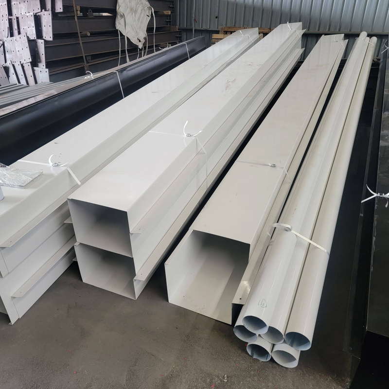 Baking Paint Metal Stainless Gutters Processing