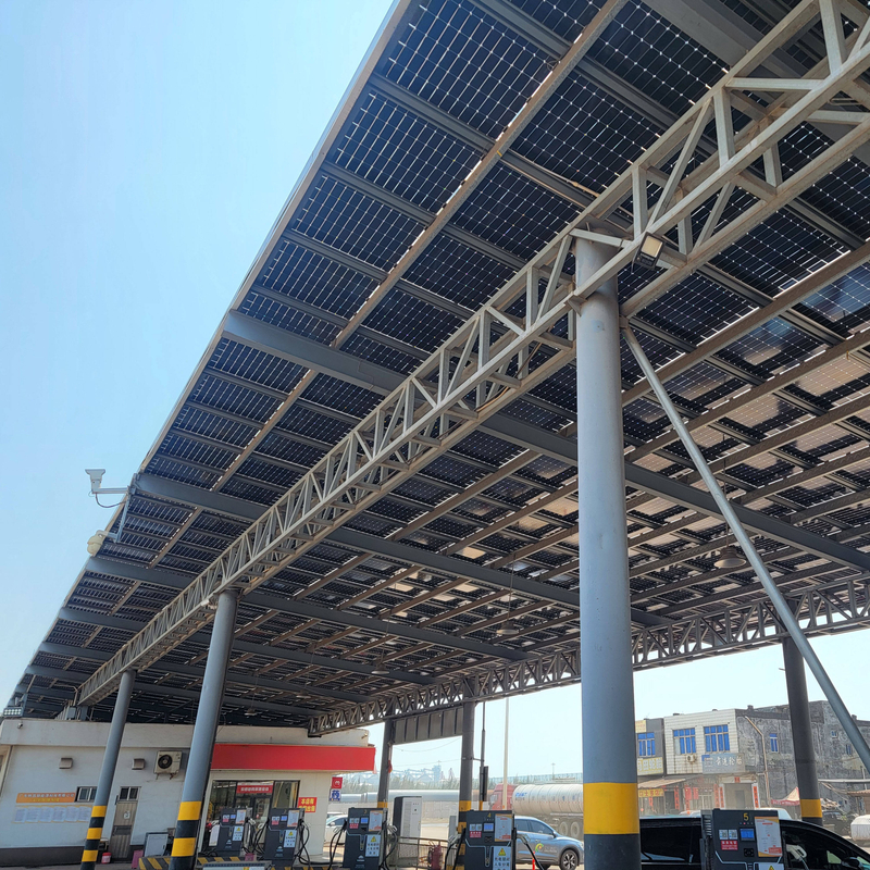Steel Structure Photovoltaic Charging Station