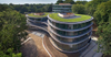 2025 the Self-supporting Glass Facade of the Triodos Office Building Steel Structure Building Unique Sustainable Steel Structure