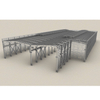 China Prefabricated Steel Structure Warehouse Double Slop Roof Metal Frame Workshop Prefab Construction Warehouse