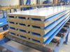 2025 Rock Wool/Glass Wool/PU(R) Sandwich Panel Excellent Thermal And Sound Insulation Customized Thickness And Types