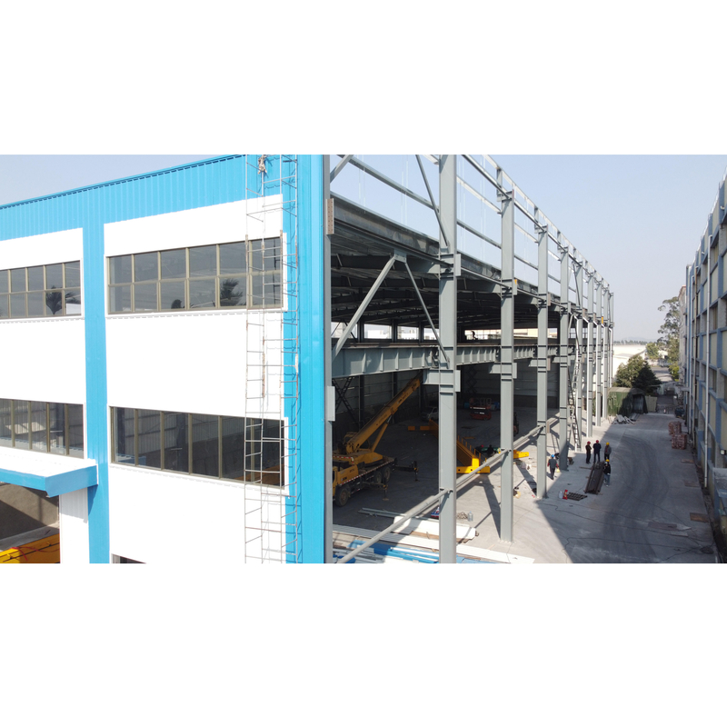 China Prefab Steel Structure Building Multi-Functional Warehouse Factory Workshop with Office