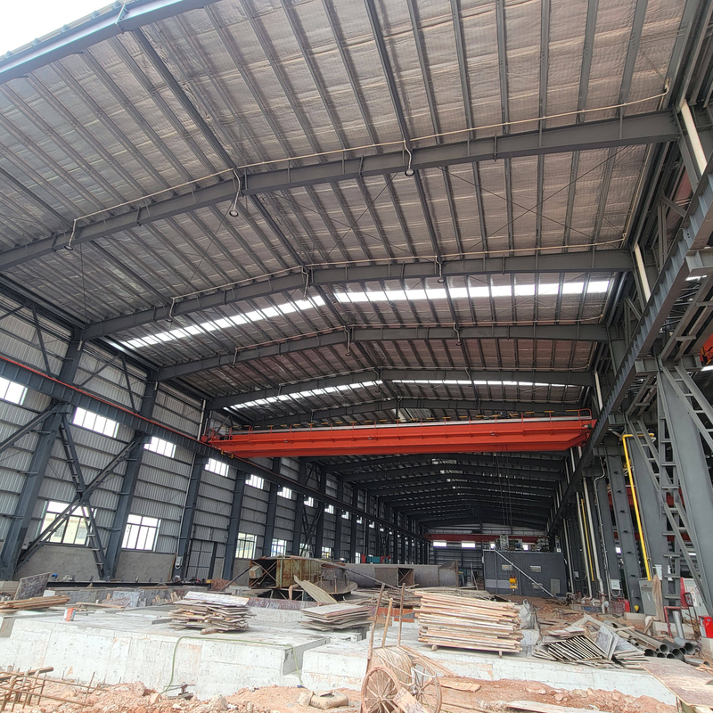 China Q355B/Q235B H Steel Design Steel Structure Building Prefabricated Steel Frame Warehouse Workshop Manufacture for Storage