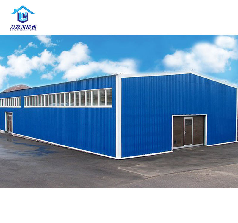 Light Weight frame Prefabricated Steel Structure Workshop Warehouse Industrial Building Construction Tekla Design