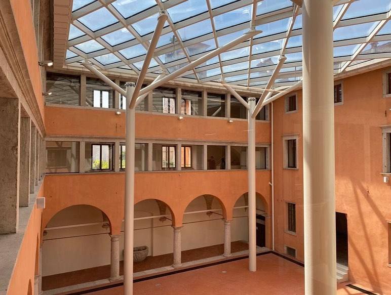 2025 Steel Structure Office Building Workshop Steelstructure Open Day at the New Mediateca Delle Dolomiti at Palazzo Crepadona