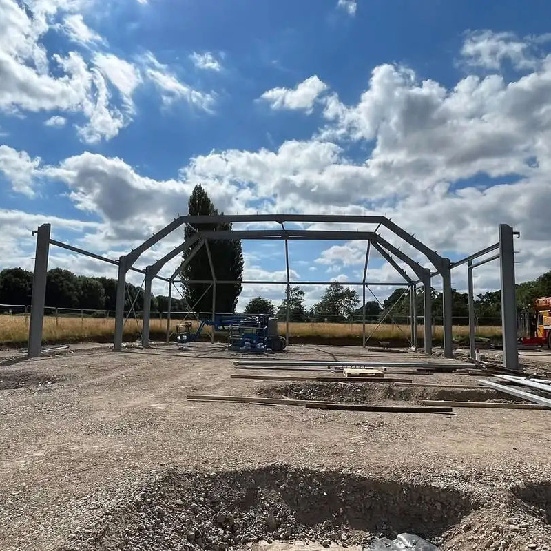 2025 Steel Structure Office Building Workshop Steelstructure Erect Clad These New Industrial Units Project at Bluegates Farm