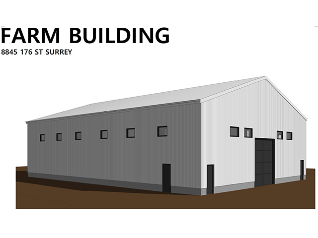 Steel Frame building for Blueberry Farming in Canada