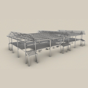 steel structure prefab house