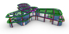 Steel Structure Building for Service Center Structural Steel