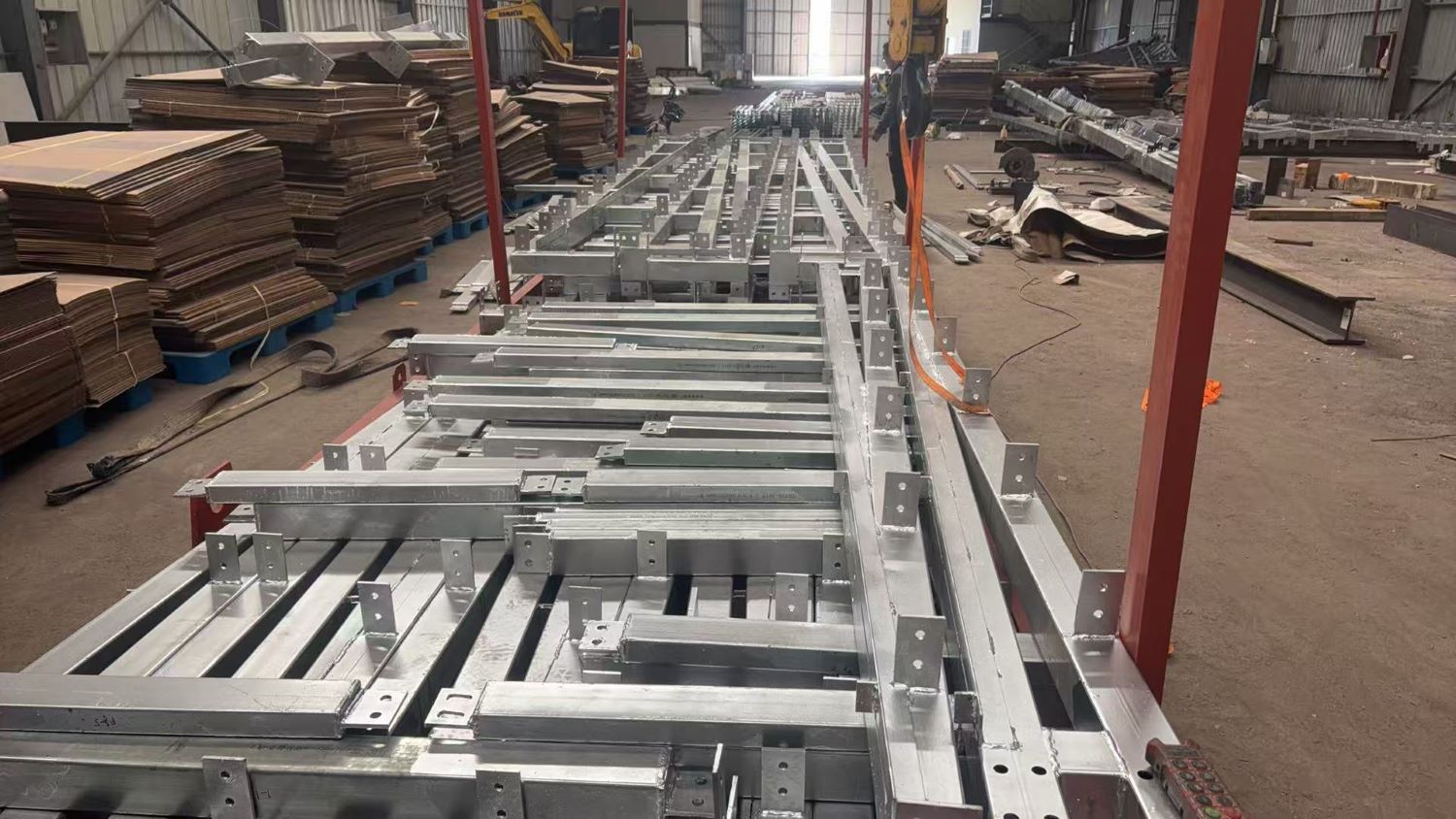 Container Loading of Steel Pallets for Thailand Project