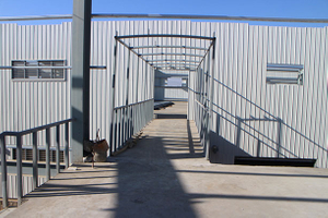 Steel Stairs And Steel Corridor for Workshop