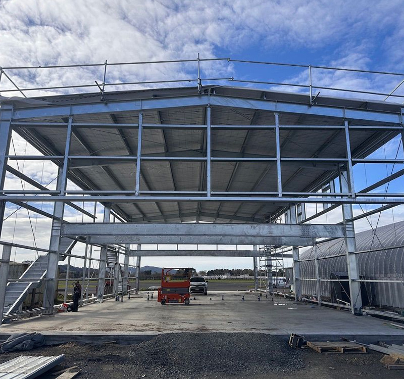 New Zealand Customized Steel Structure Hangar