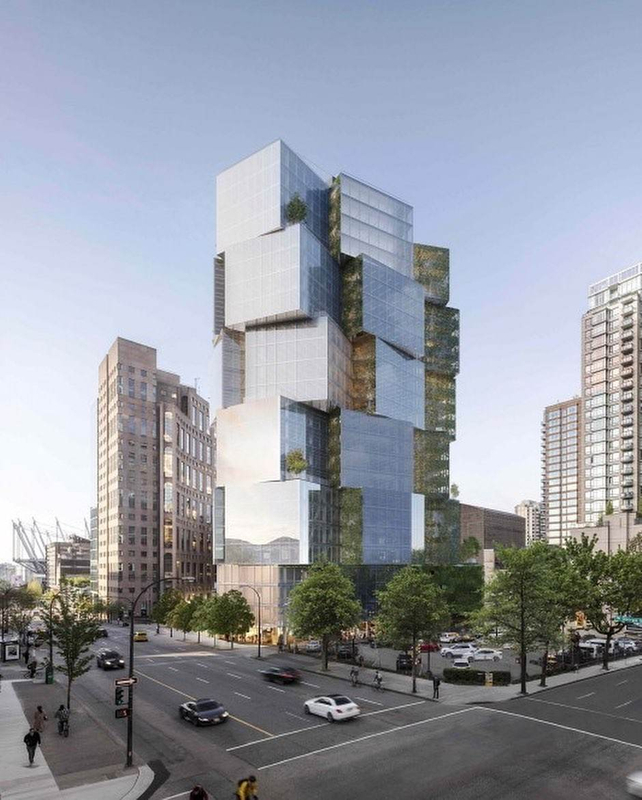 2025 400 West Georgia Is Coming to Life in Downtown Swipe to See What This Unique Commercial Tower Will Look Like Once Completed