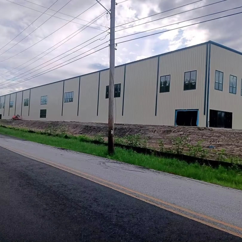 2025 Making Strides on Factory Workshop Project Adding Endwall Insulation Downspouts to Building Getting Closer to Completion