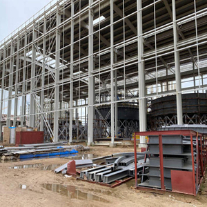2024 Prefabricated Steel Warehouse Metal Building Industrial Building High-Floor Building Metal Production Workshop