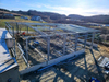 2025 New Factory Expansion Project Erecting Columns & Eave Struts with Framing Installation Underway Columns Girts Installed