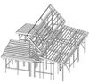 New Storage Shed Custom Industrial Steel Structure Storage Metal Building Low Cost Industrial Steel Workshop Canopy Designs