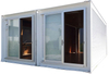 2025 Prefabricated Modular Container House Quick Installation Rockwool Sandwich Panel Container House of Construction Site