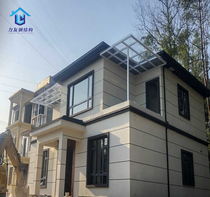 Furnished Light Steel Structure Prefabricated Luxury Villa Prefab House