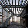 2024 Prefab Hot Dip Galvanized Steel Frame House Prefab Steel Structure Steel Warehouse with Checkered Plate Stairs