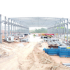 Steel Structure Building Prefabricated Warehouse Storage Shed Metal Frame Poultry House Factory with Cladding Translucent Panels