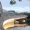 2024 New Product Flexible Various Type Artistic Unique Customized Steel Structure Pedestrian/Foot Bridge