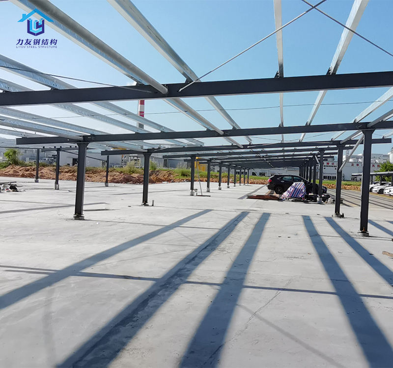 Easy Assemble Metal Solar Panel Carports Shed Roof Design Structural Steel Car Garage