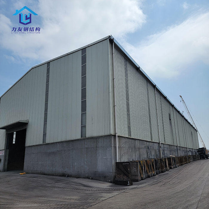 2025 Large Clear Span Large Space Anti-Corrosion Durable Steel Corn Storage Warehouse