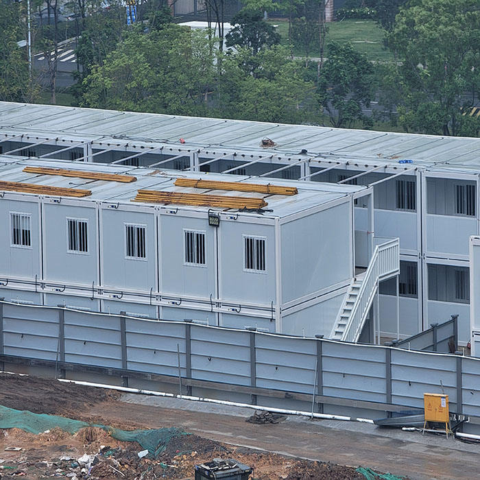 Popular Worldwide Shipping Foldable Office House Modular Prefab House Container House in Construction Site