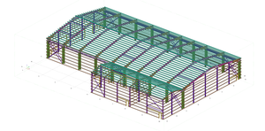 L Shaped Metal Building