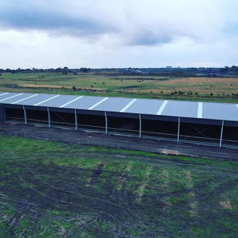 2025 Dimensions of 73mx21mx5m 7.5-degree Roof Pitch This Arena Designed to Impress 3 Sliding Doors 4m Lean-to off the Gable End