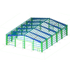 High Quality Modern Design Steel Warehouse Frame Steel Barn Building for Warehouse Construction in Canada